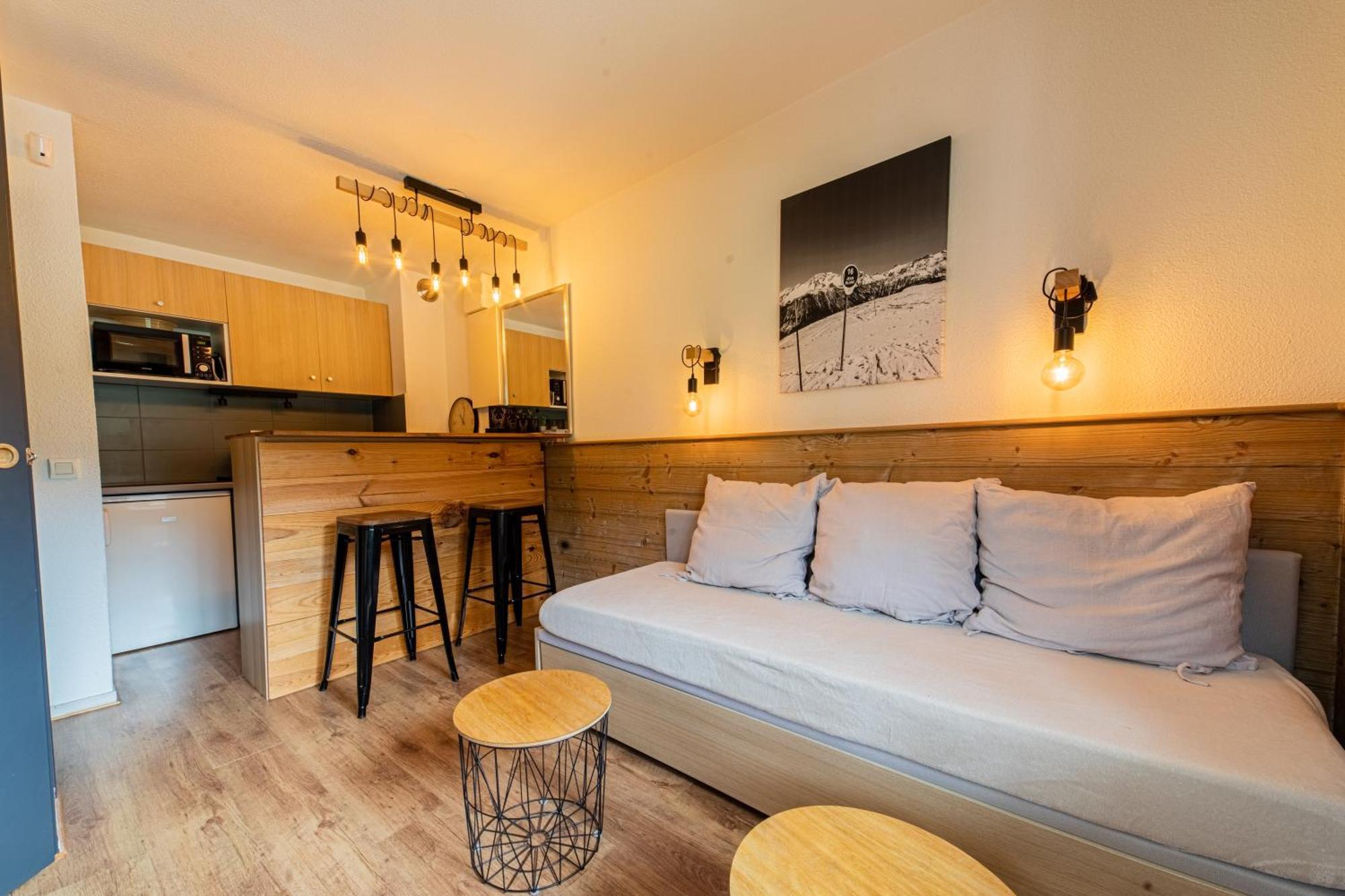 Apartamento Courchevel Au Pied Des Pistes, La Tania Exterior foto
